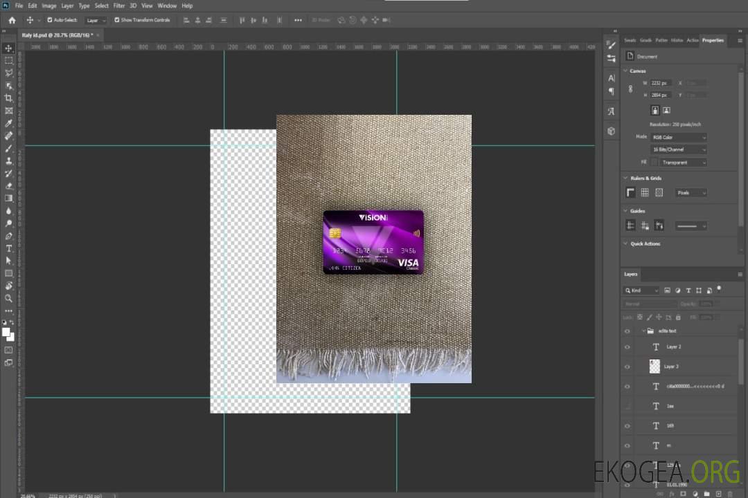 Paraguay Vision Banco banque visa carte classique photolook recto template Paraguay Vision Banco banque visa carte classique photolook recto template